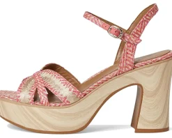 Naturalizer Katalina Pink Weave Fabric Outlet