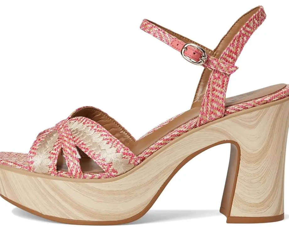 Naturalizer Katalina Pink Weave Fabric Outlet