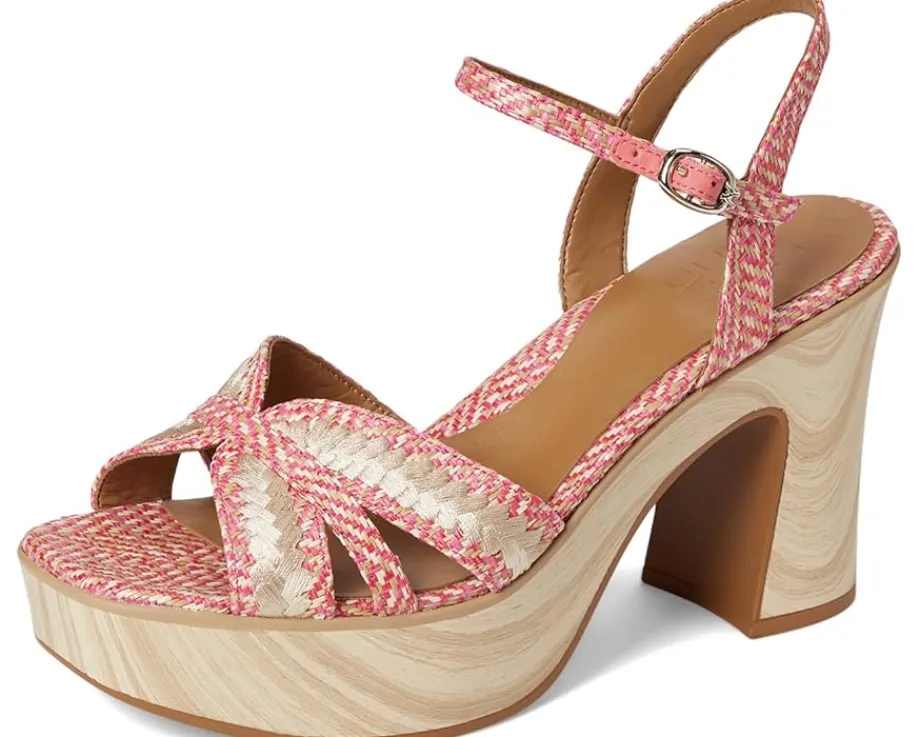 Naturalizer Katalina Pink Weave Fabric Outlet