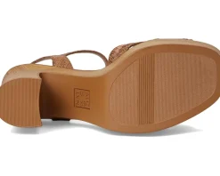 Naturalizer Katalina Brown Raffia Fabric Discount