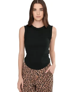 Free People Kate Tee Black Outlet