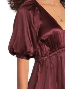 Women Madewell Kathleen Top- Unitedtex Stretch Satin