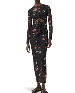 Women AllSaints Kathy Mesh Dress