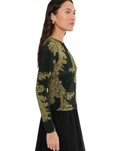 AllSaints Katlyn Top Ella Black