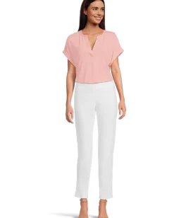 Women Tommy Bahama Kauai Split Neck Short Sleeve