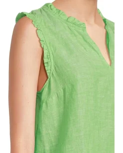 Women Lilly Pulitzer Kavalla Sleeveless Ruffle
