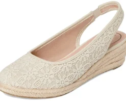 LifeStride Kayden Espadrille Natural Tan Fabric Sale