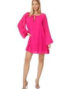 line and dot Kayla Mini Dress Fuchsia Best