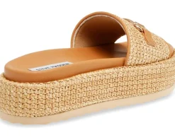 Steve Madden Kayley Natural Raffia Clearance
