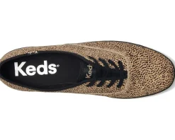 Keds Champion Seasonal Tan/Black Leopard Calf Hair