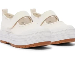 Keds Mary Jane White Canvas Discount