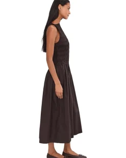 Madewell Keeran Dress Molasses Outlet