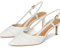 Vince Camuto Kelten Bunched Toe Slingback Pumps Bianco Best