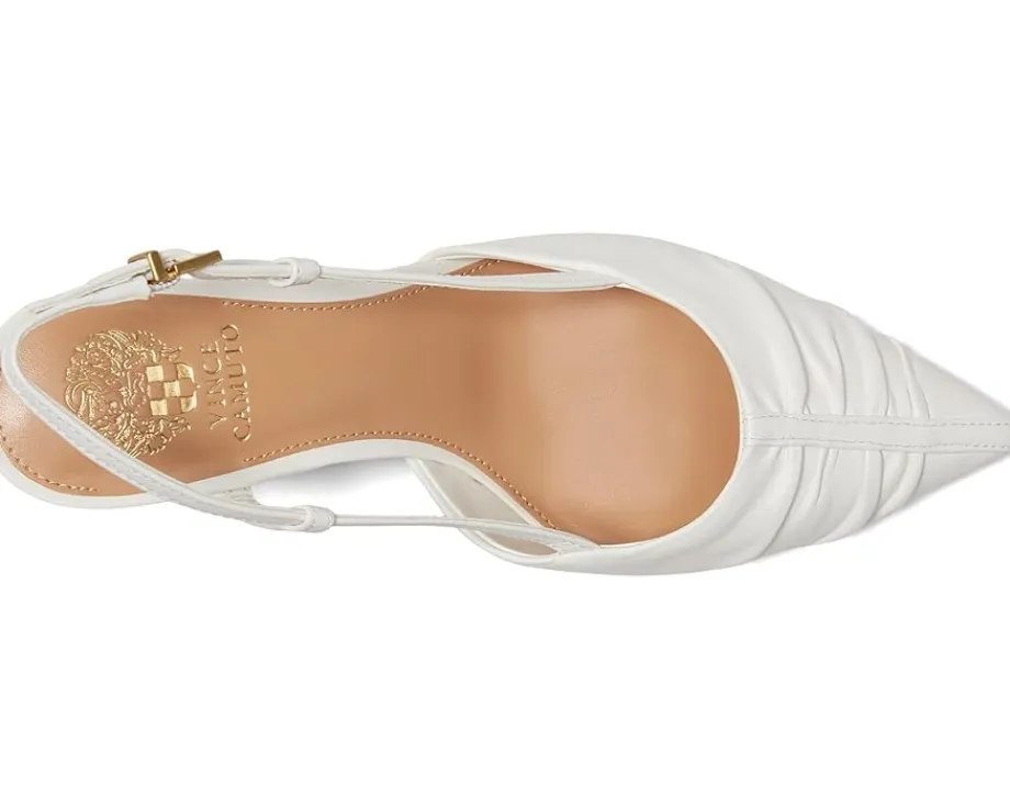 Vince Camuto Kelten Bunched Toe Slingback Pumps Bianco Best