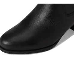 Naturalizer Kenna Extra Wide Calf Knee High Boots Black Leather Outlet