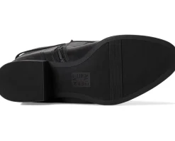 Naturalizer Kenna Extra Wide Calf Knee High Boots Black Leather Outlet