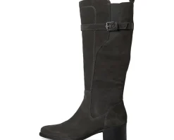 Naturalizer Kenna Knee High Boots Grey Suede Clearance