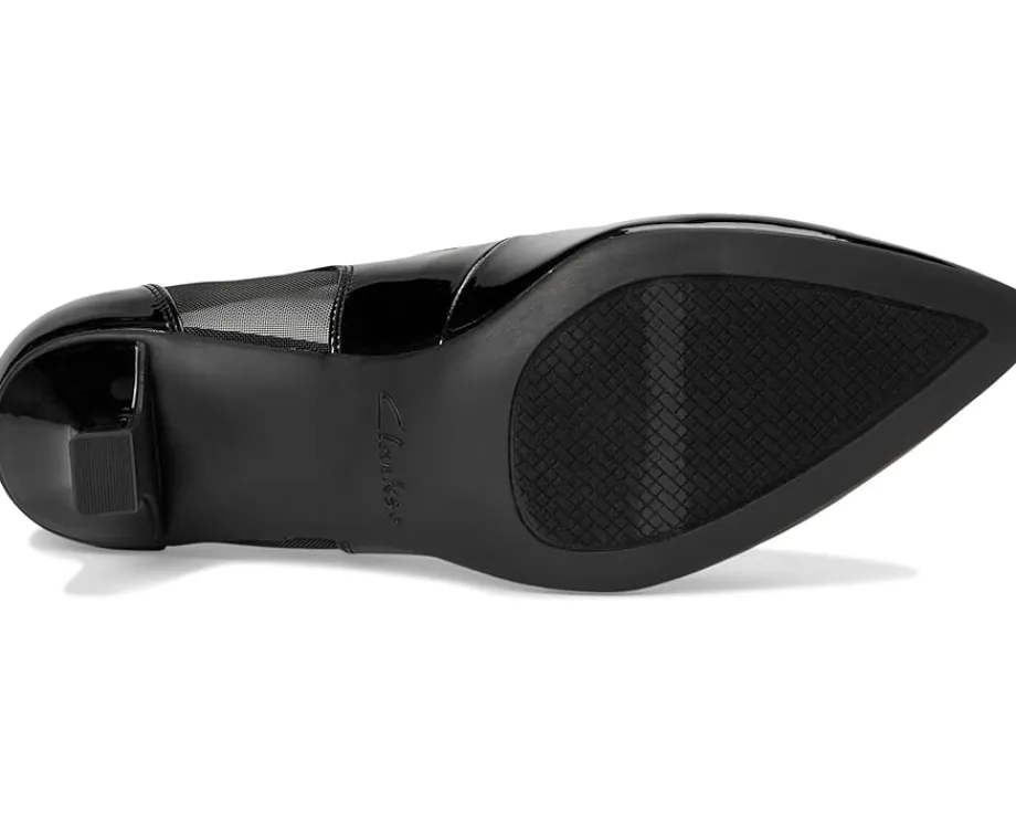 Clarks Kepley Cora Black Patent Synthetic Hot