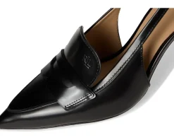 Women Lauren Ralph Lauren Khloe Leather Slingback Loafers Pumps
