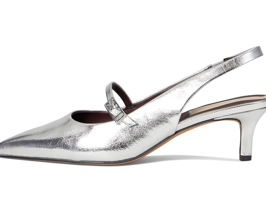 Women Franco Sarto Khloe Pointed Toe Slingback Kitten Heel