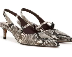 Women Franco Sarto Khloe Pointed Toe Slingback Kitten Heel