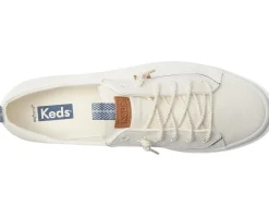 Keds Kickback Canvas Slip On Nautical White/Navy Discount