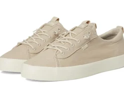 Keds Kickback Canvas Slip On Oatmeal Washed Twill New