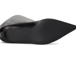 Free People Kiki Kitten Heel Boots Black Leather Best