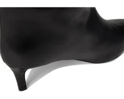 Free People Kiki Kitten Heel Boots Black Leather Best