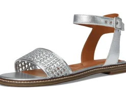 Lucky Brand Kimaya Ankle Strap Sandal Silver Discount