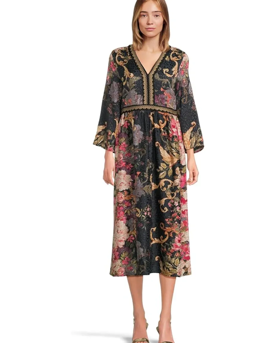 Women Johnny Was Kimono Sleeve Dress - e