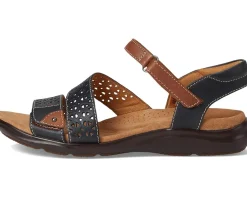 Clarks Kitly Way Navy Leather Sale