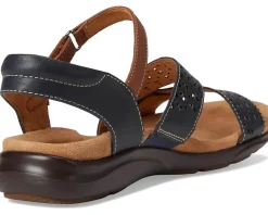 Clarks Kitly Way Navy Leather Sale