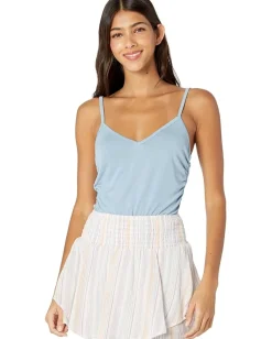 BCBGMAXAZRIA Knit Cami Shadow Blue New