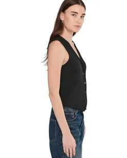 Madewell Knit Vest Jet Black Best