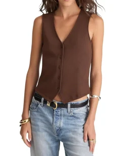 Madewell Knit Vest Roasted Chicory Discount