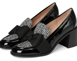 Bandolino Korrar Black Patent/White Boucle Multi Sale