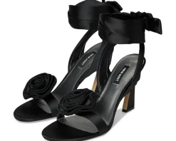 Nine West Krave Black Satin Clearance