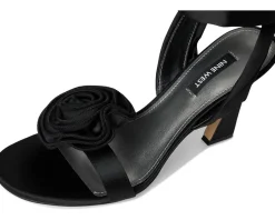 Nine West Krave Black Satin Clearance