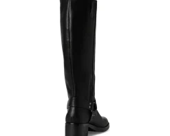 Lucky Brand Kujon O-Ring Knee High Boots Black Outlet