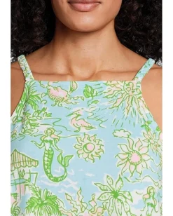 Lilly Pulitzer Kyleigh Maxi Dress Fresh Water Blue Sunbathers Bliss