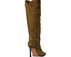 Steve Madden Kyndall Olive Suede