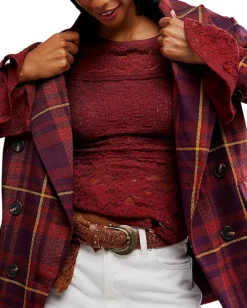 Free People Lace Layering Long Sleeve Cabrenet Online