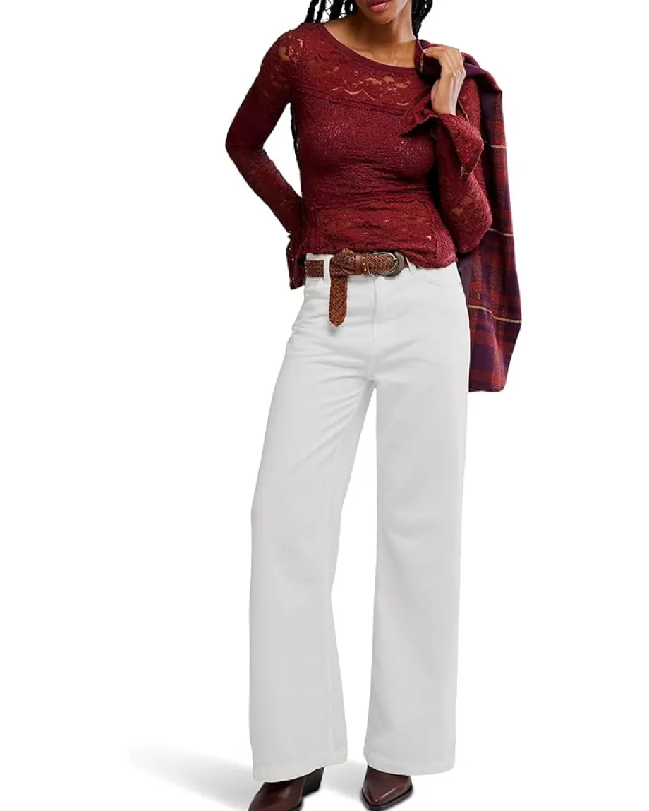 Free People Lace Layering Long Sleeve Cabrenet Online