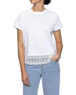 Sanctuary Lace Remix Tee White Online