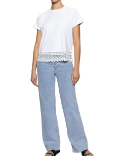 Sanctuary Lace Remix Tee White Online