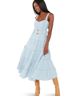 Show Me Your Mumu Lainey Midi Dress Dew Drop Best