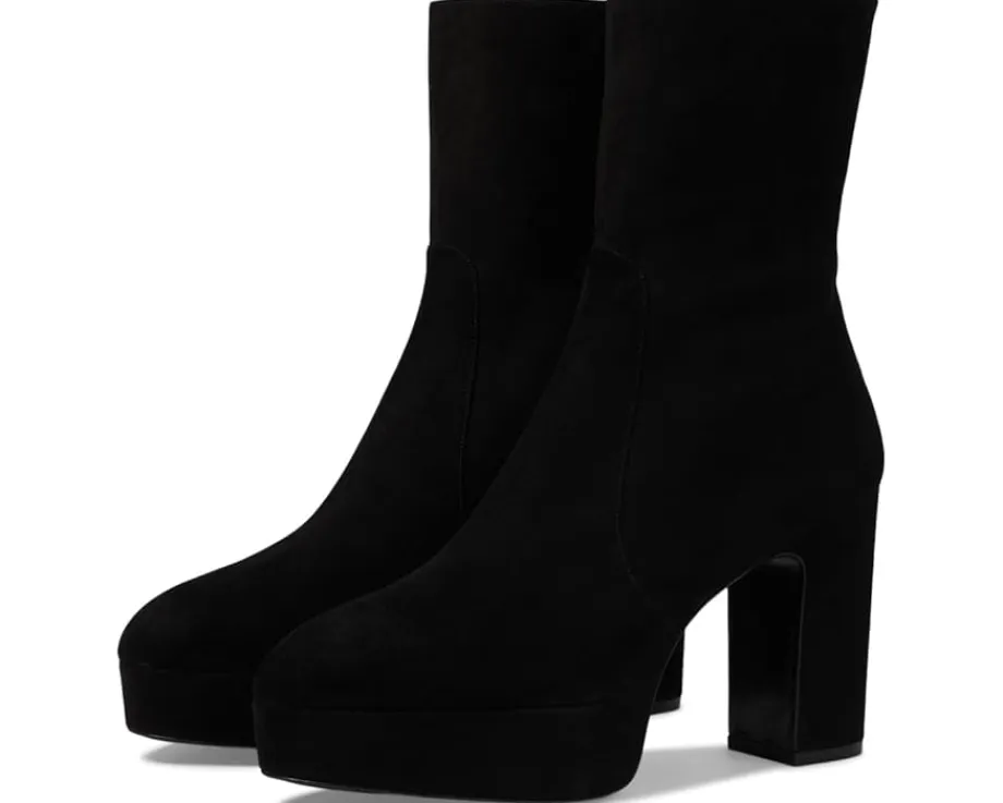 Stuart Weitzman Lala Platform Zip Bootie Black Sale