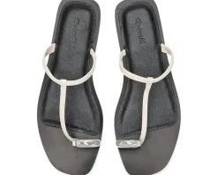 Madewell Lala Thong Sandals - Hardware Ivory Outlet