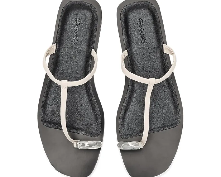 Madewell Lala Thong Sandals - Hardware Ivory Outlet
